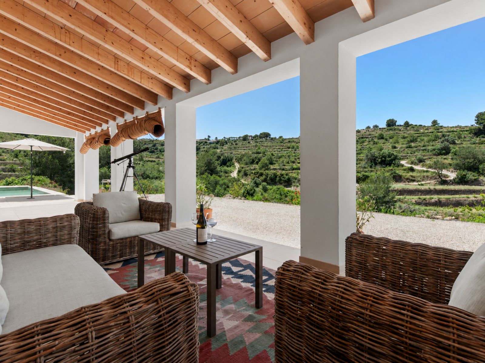 Moderna finca/villa off-grid con piscina y total privacidad en Benissa.