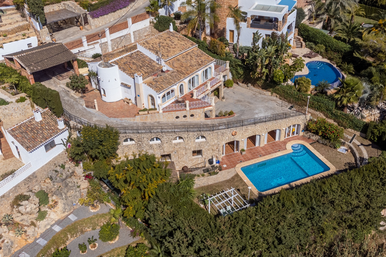 Large villa with sea views